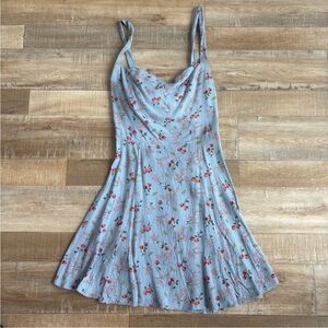 Reformation Abby Sundress Margot Blue Floral